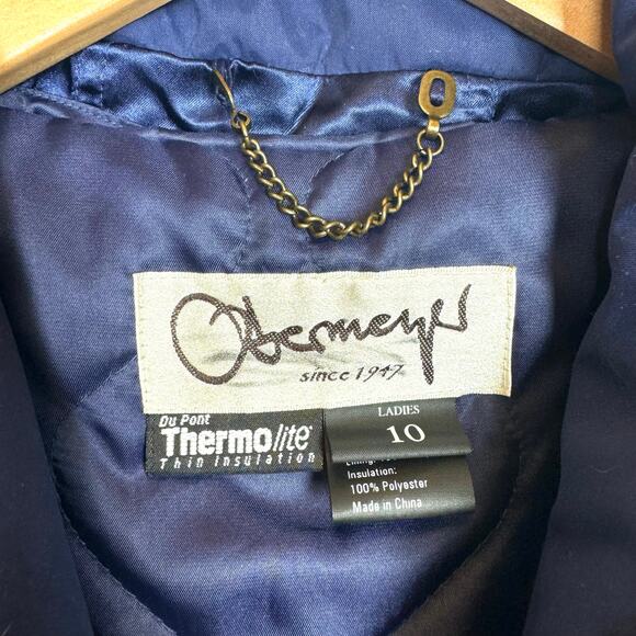 OBERMEYER Du Pont Thermolite Thin Insulation Vintage Jacket Size 10 - Picture 5 of 11